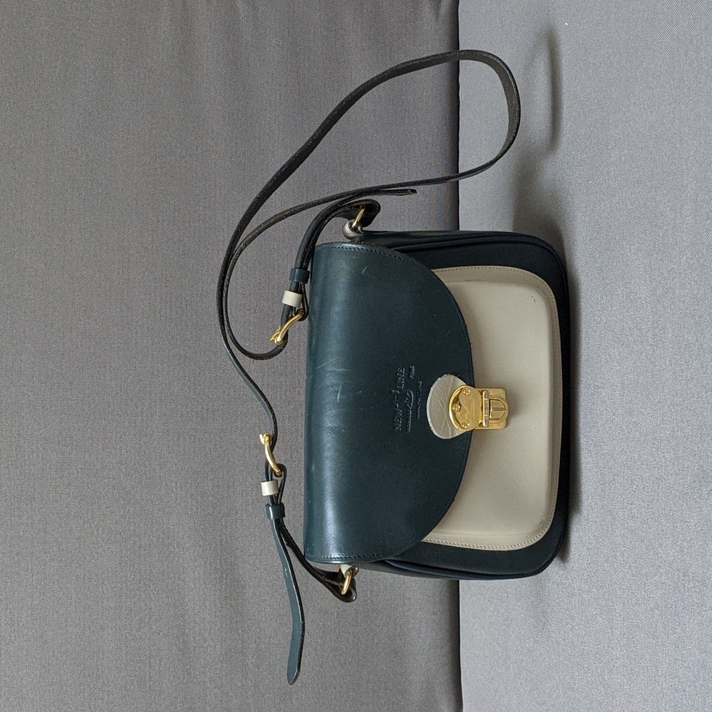 Vintage Italian Leather New Line Crossbody Bag